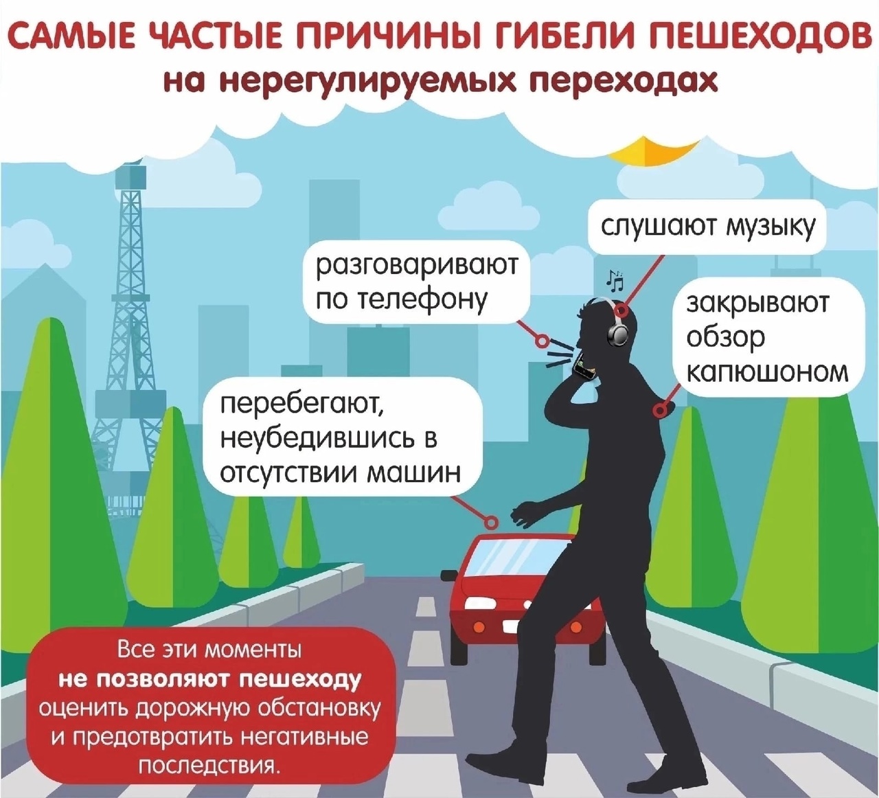 Отказ от любых действий с гаджетами при работающем двигателе