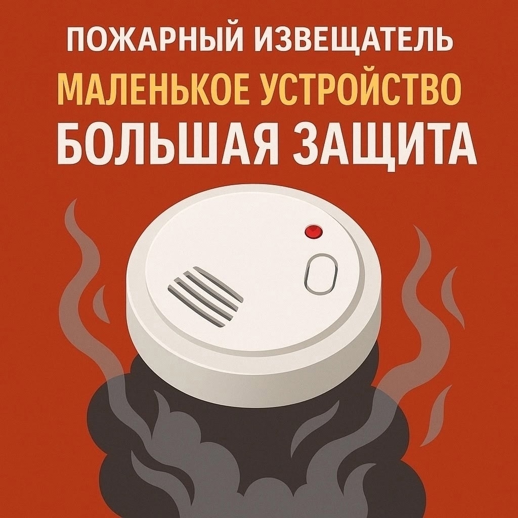 Пожарный извещатель — маленькое устройство, большая защита
