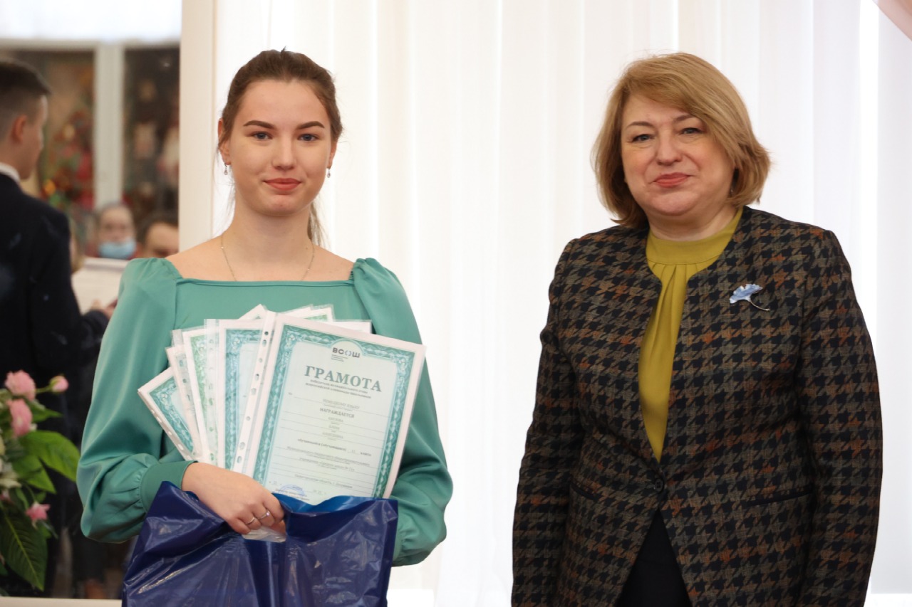 В Дзержинске поздравили победителей и призеров муниципального этапа Всероссийской олимпиады школьников