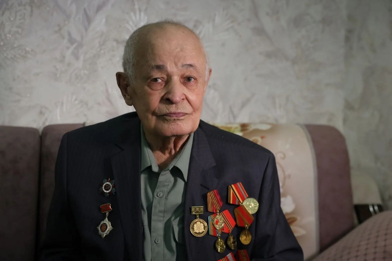 Николая Кузьмича Рудых, ветерана Великой Отечественной войны, поздравили сегодня в преддверии 81-й годовщины Великой Победы.