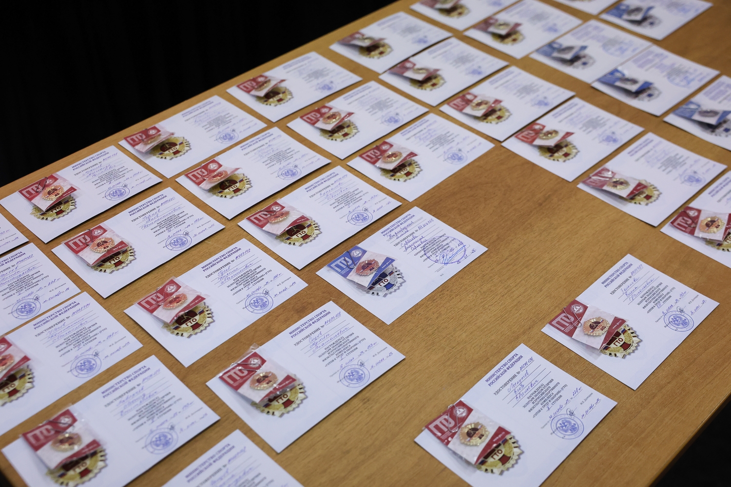 Торжественная церемония вручения знаков отличия Всероссийского физкультурно-спортивного комплекса «Готов к труду и обороне» состоялась в физкультурно-оздоровительном комплексе «ОКА»