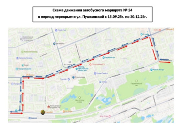 Перекрытие движения на Пушкинской, 4