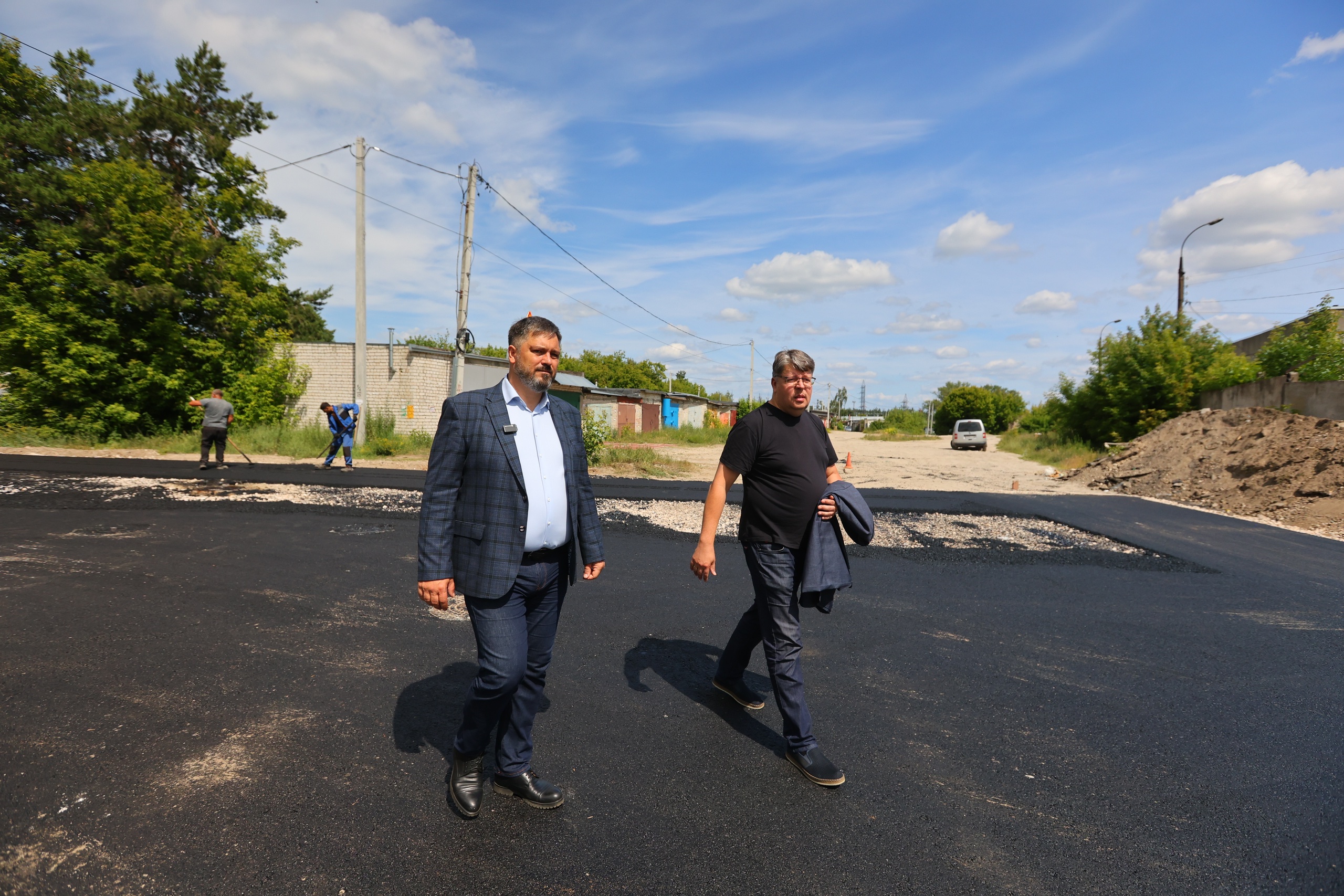 Глава города Михаил Клинков о завершении ремонта участка автомобильной дороги, соединяющей ул. Бутлерова - Чапаева
