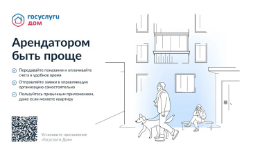 С «Госуслуги.Дом» арендатором быть проще.