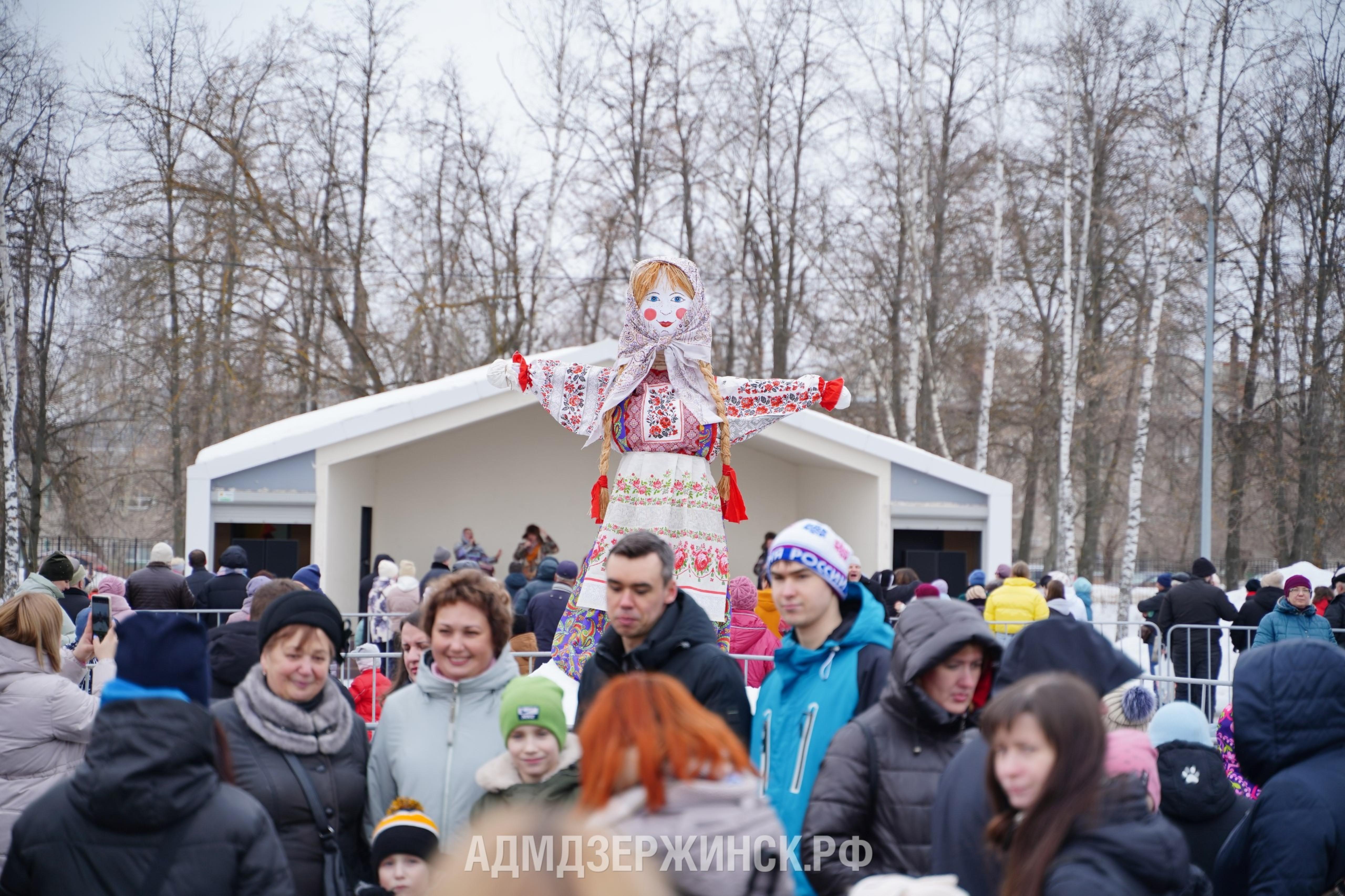 Широкую Масленицу отметили в Дзержинске и поселках городского округа