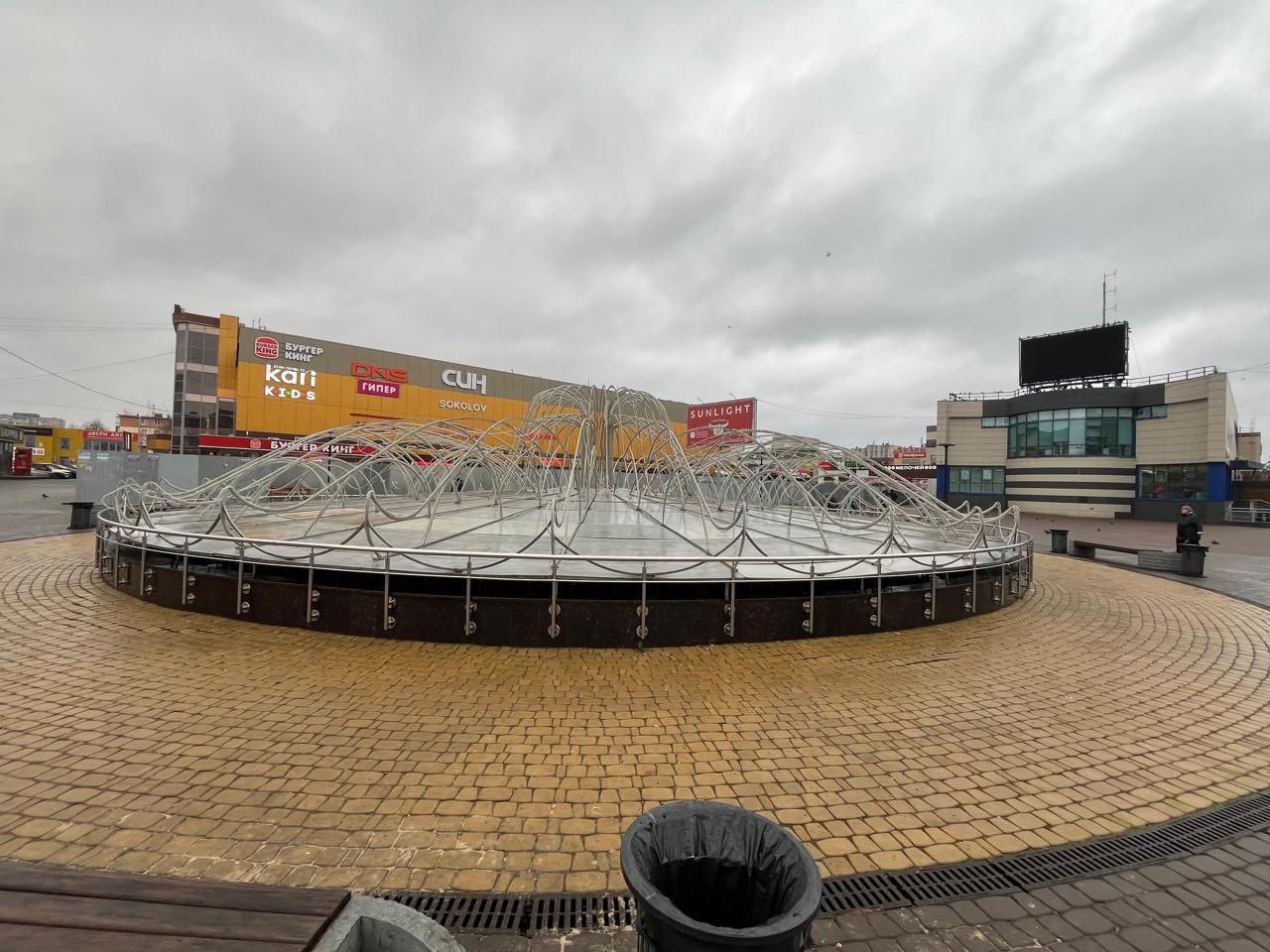 Городские фонтаны законсервированы на зиму