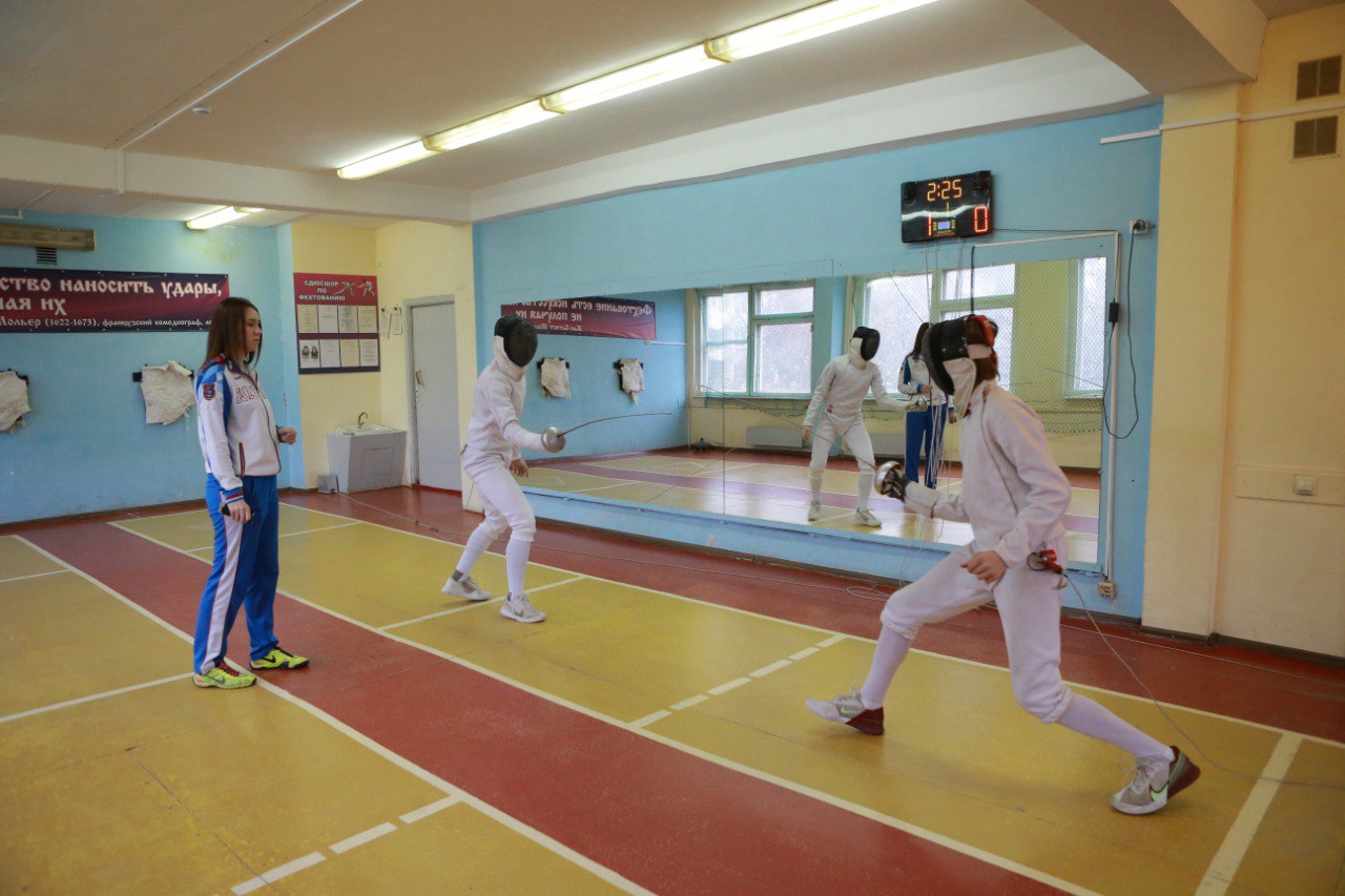 342 воспитанника обучаются в школе олимпийского резерва по фехтованию