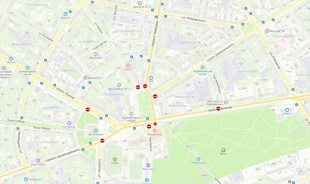 Перекрытие дорожного движения в рамках празднования Дня города